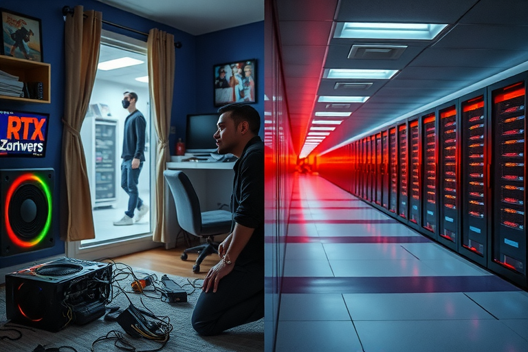 PC租赁噩梦VS云端天堂：同样月付800元，自租RTX 4090整机与星宇智算A100对比