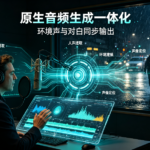 原生音频生成一体化，环境声与对白同步输出