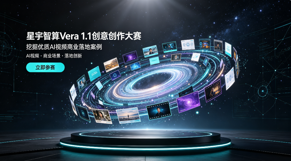 星宇智算举办 Vera 1.1 创意创作大赛，挖掘优质 AI 视频商业落地案例