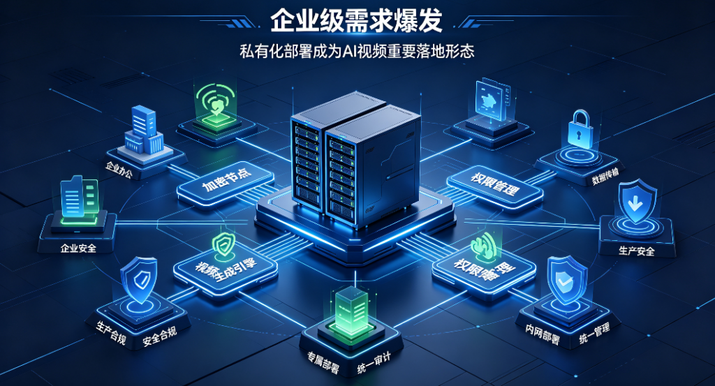企业级需求爆发，私有化部署成为 AI 视频重要落地形态