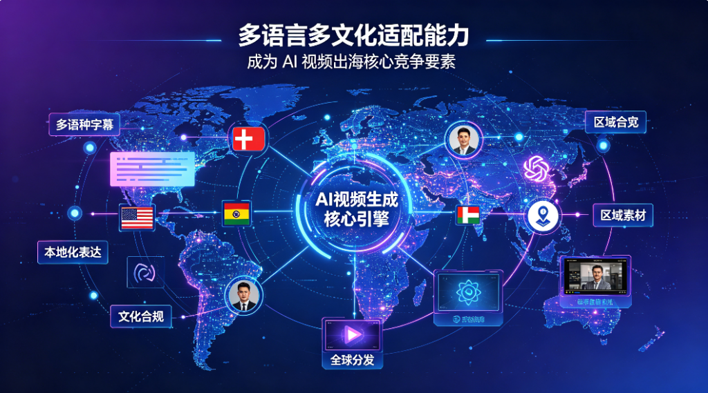 多语言多文化适配能力，成为 AI 视频出海核心竞争要素