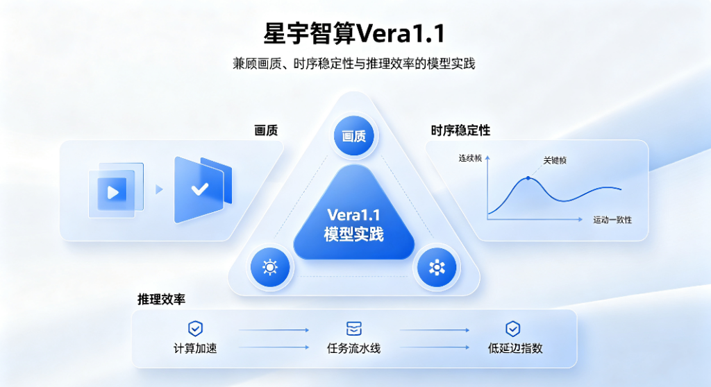 星宇智算 Vera1.1：兼顾画质、时序稳定性与推理效率的模型实践