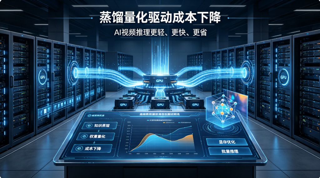 模型蒸馏量化持续推进，AI 视频推理成本迎来大幅下降