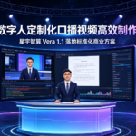 数字人定制化口播视频高效制作，星宇智算 Vera 1.1 落地标准化商业方案
