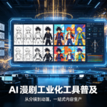 AI 漫剧工业化工具普及，实现分镜生成、上色、动画一体化