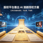 版权平台推出 AI 漫剧授权方案,规范网文改编商用流程