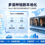 多语种短剧本地化，Vera1.1唇形同步降低译制生产工时案例