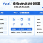 Vera1.1 视频 LoRA 训练参数配置，获得稳定角色生成效果
