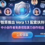 星宇智算推出 Vera 1.1 配套扶持计划,中小创作者免费领取算力创作权益