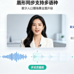 唇形同步支持多语种,数字人口播场景全面升级