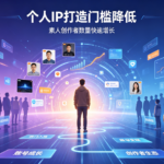 个人IP打造门槛降低，素人创作者数量快速增长