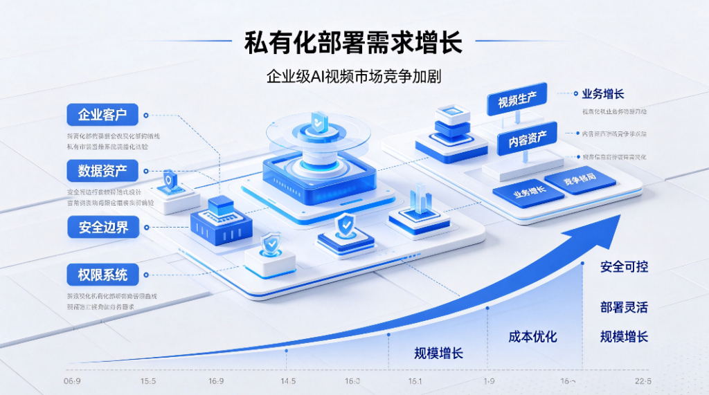 私有化部署需求增长，企业级AI视频市场竞争加剧