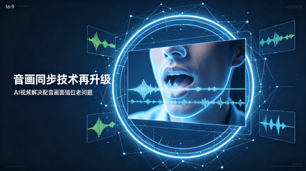 音画同步技术再升级，AI 视频解决配音画面错位老问题