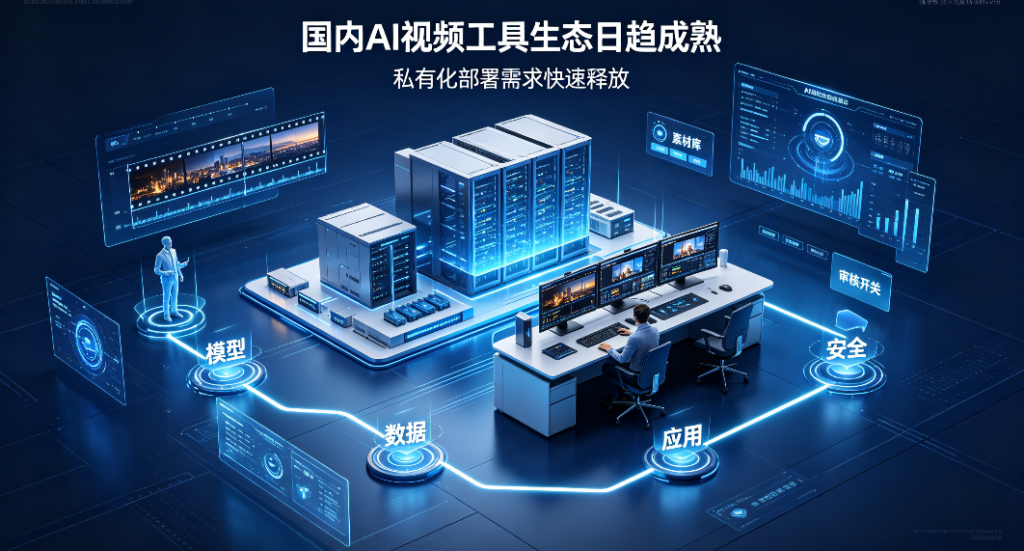 国内 AI 视频工具生态日趋成熟，私有化部署需求快速释放