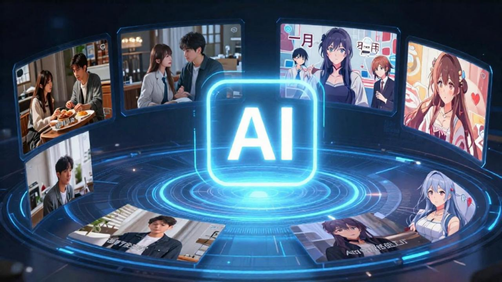 官网 AI 视频工作台界面重构，文生视频、图生视频、角色锁定功能分区优化