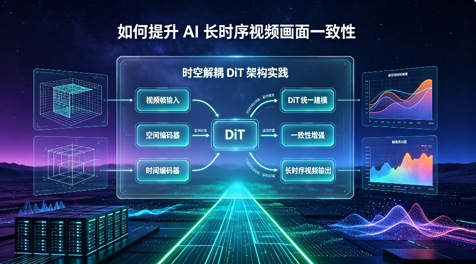 时空解耦 DiT 架构实践：如何提升 AI 长时序视频画面一致性