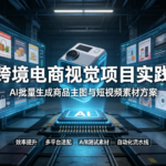 跨境电商视觉项目实践:AI批量生成商品主图与短视频素材方案