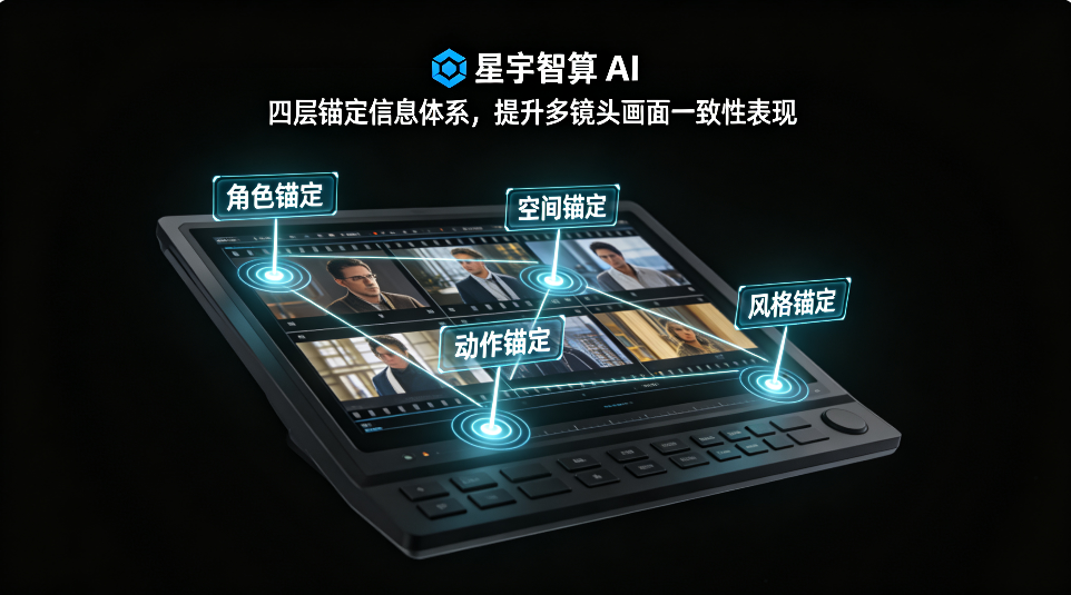 星宇智算 AI 新增四层锚定信息体系，提升多镜头画面一致性表现