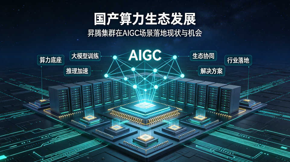 国产算力生态发展：昇腾集群在AIGC场景落地现状与机会