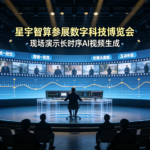 星宇智算参展数字科技博览会,现场演示长时序AI视频生成