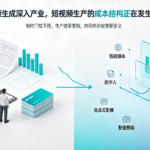 AI 视频生成深入产业,短视频生产的成本结构正在发生质变
