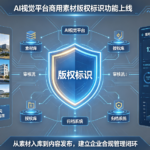 AI 视觉平台商用素材版权标识功能上线,完善企业内容合规管理