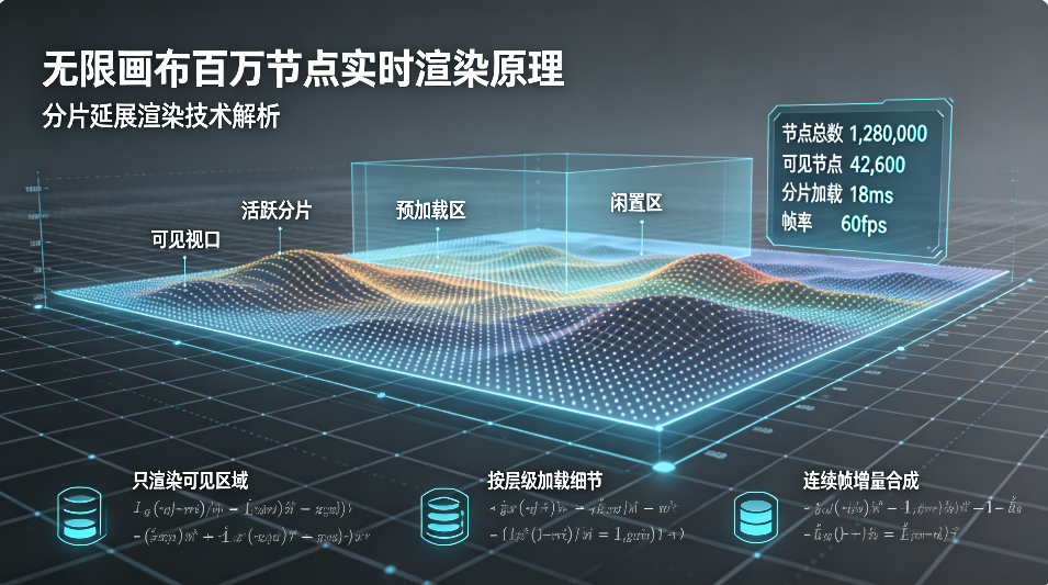 分片延展渲染技术解析：支撑无限画布百万节点实时渲染原理