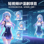 短视频IP漫剧项目：长时序角色稳定生成，保障剧集人物统一