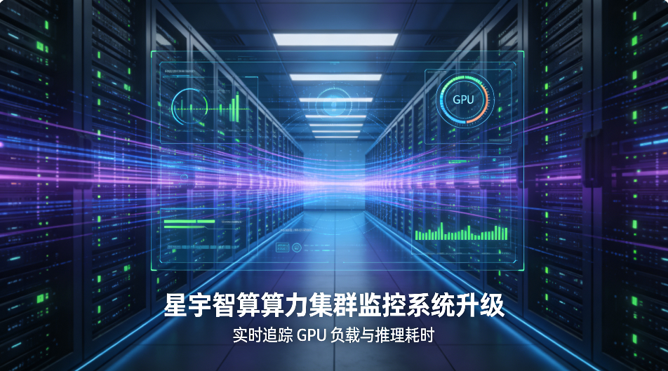 星宇智算算力集群监控系统升级：实时追踪 GPU 负载与推理耗时