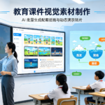教育课件视觉素材制作：AI 批量生成配套插画与动态演示短片