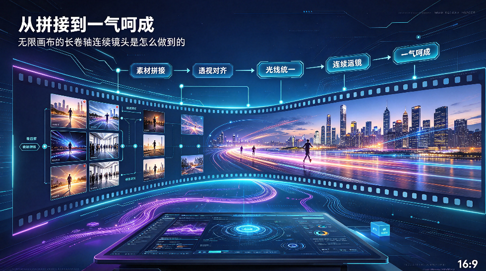 从拼接到一气呵成：无限画布的长卷轴连续镜头是怎么做到的