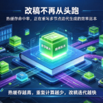 改稿不再从头跑：热缓存命中率，正在重写多节点迭代生成的效率账本