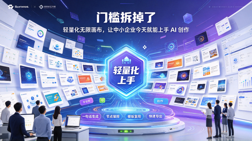 门槛拆掉了：轻量化无限画布，让中小企业今天就能上手 AI 创作