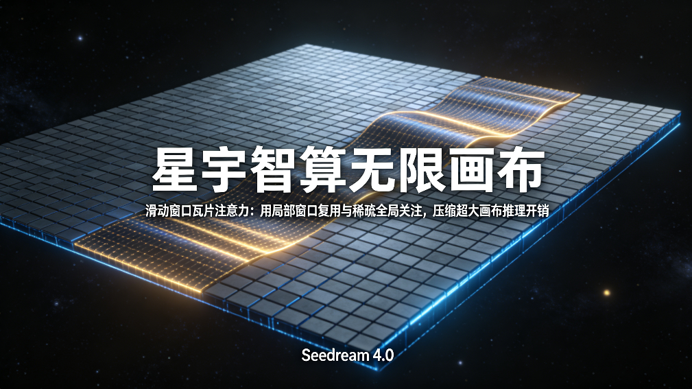滑动窗口瓦片注意力落地：星宇智算无限画布降低超大画布推理开销