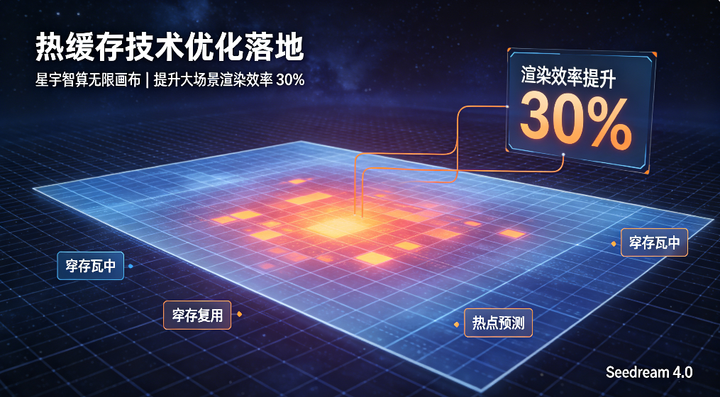 热缓存技术优化落地：星宇智算无限画布提升大场景渲染效率 30%
