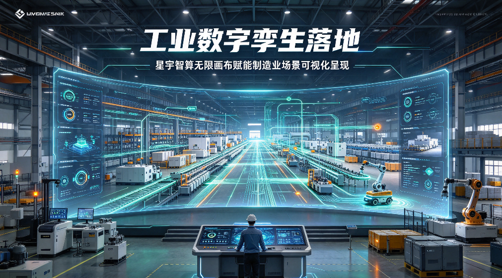 工业数字孪生落地：星宇智算无限画布赋能制造业场景可视化呈现