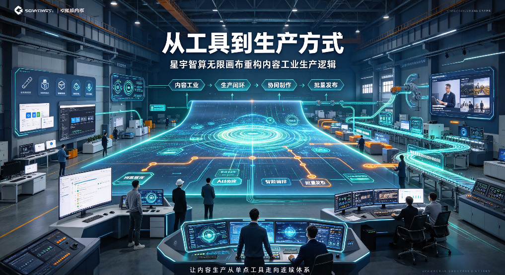 从工具到生产方式：星宇智算无限画布重构内容工业生产逻辑