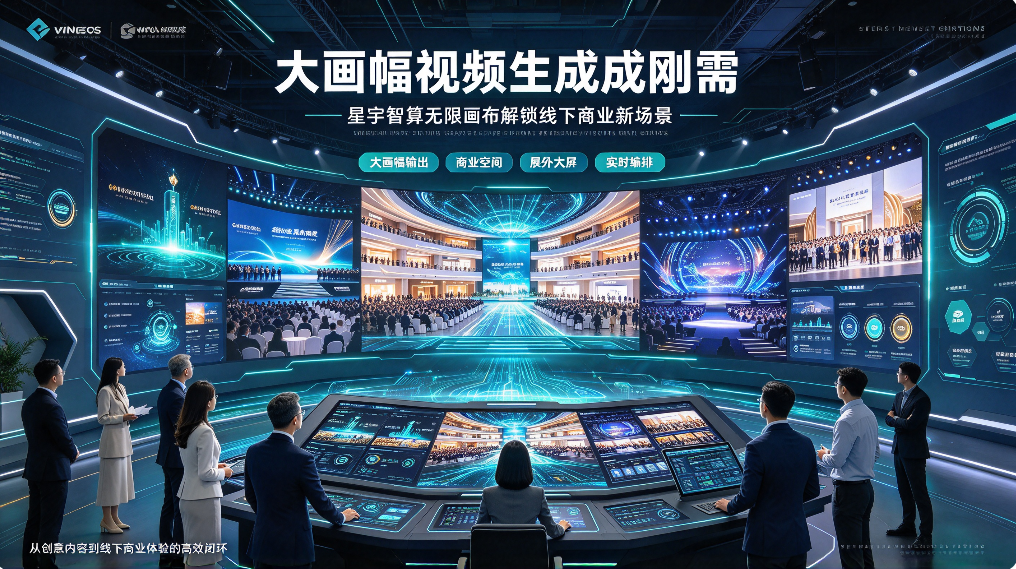 大画幅视频生成成刚需：星宇智算无限画布解锁线下商业新场景