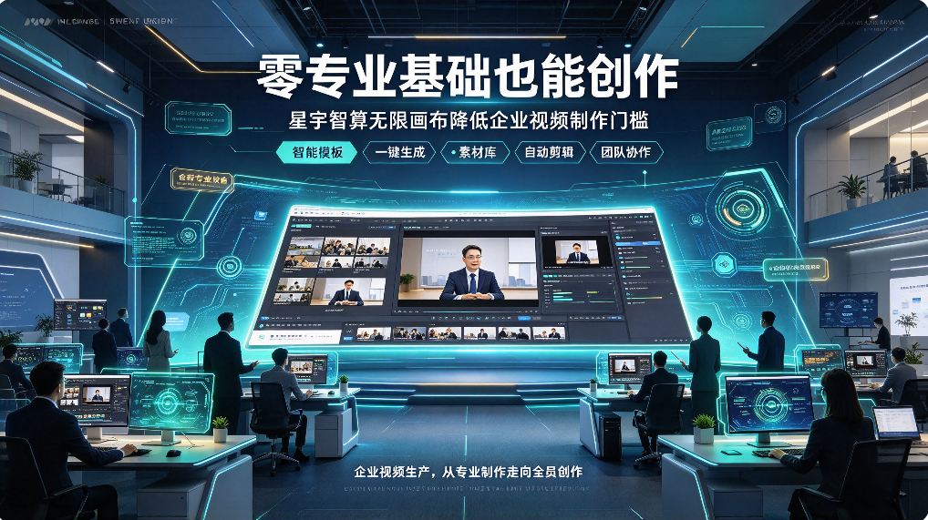 零专业基础也能创作：星宇智算无限画布降低企业视频制作门槛