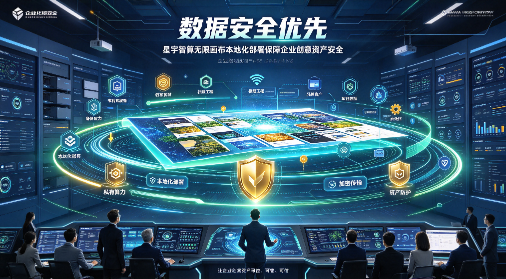 数据安全优先：星宇智算无限画布本地化部署保障企业创意资产安全