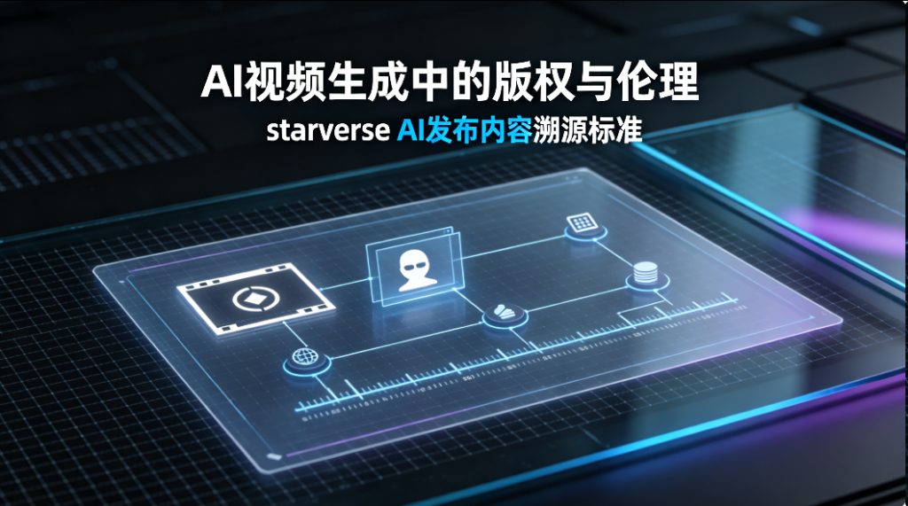 AI 视频版权争议不断，Starverse‑AI 推内容溯源标准能否破解商用合规困局