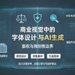 商业视觉中的字体设计与 AI 生成：版权与独创性边界