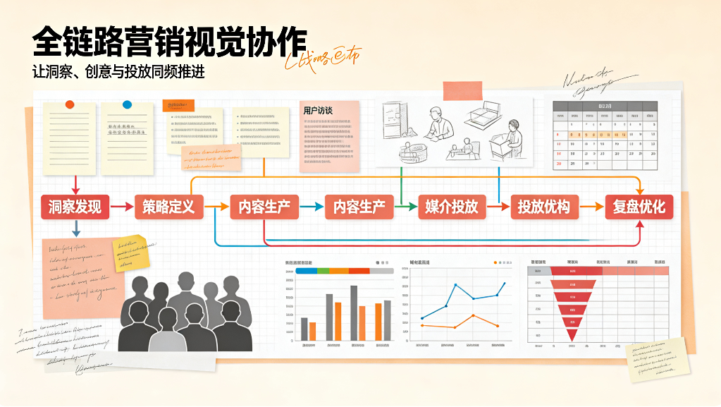 一张画布承载全链路营销：从洞察到投放的视觉协作