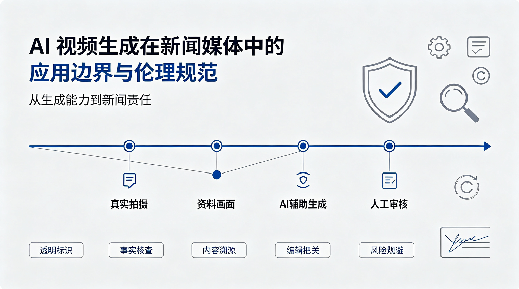 AI 视频生成在新闻媒体中的应用边界与伦理规范