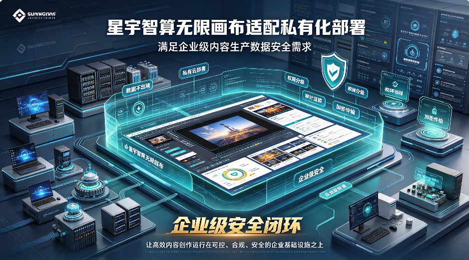 星宇智算无限画布适配私有化部署 满足企业级内容生产数据安全需求