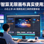 星宇智算无限画布真实使用测评:小白上手 AI 视频生成工具的完整体验