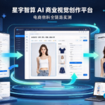 从白底图到模特佩戴图：星宇智算 AI 商业视觉创作平台电商物料全链路实测