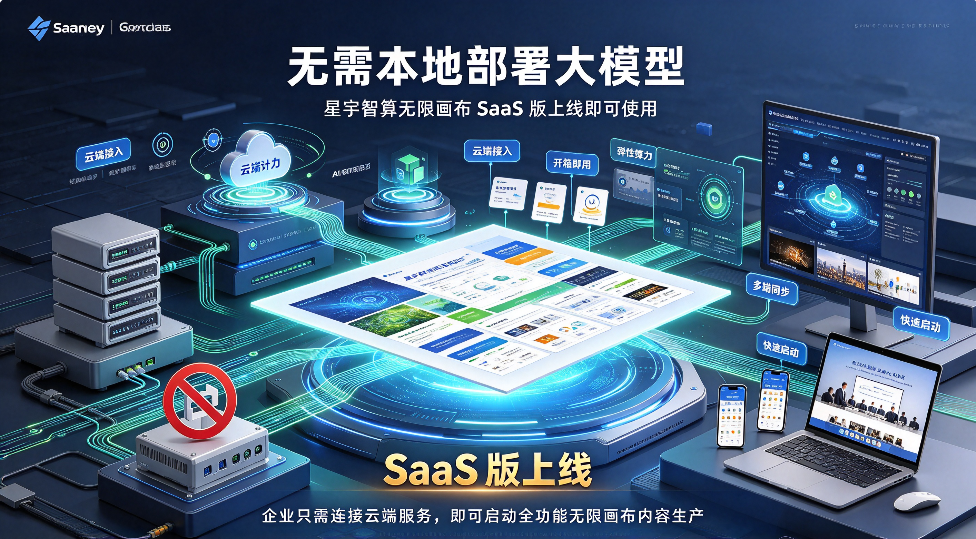 无需本地部署大模型 星宇智算无限画布 SaaS 版上线即可使用