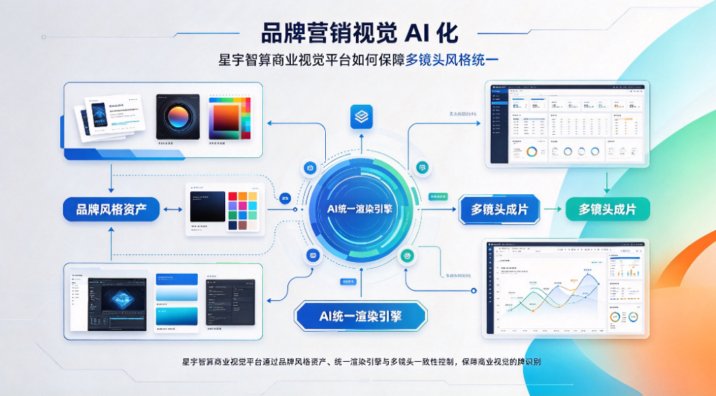 品牌营销视觉 AI 化：星宇智算商业视觉平台如何保障多镜头风格统一