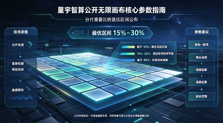 星宇智算公开无限画布核心参数指南 分片重叠比例最优区间公布